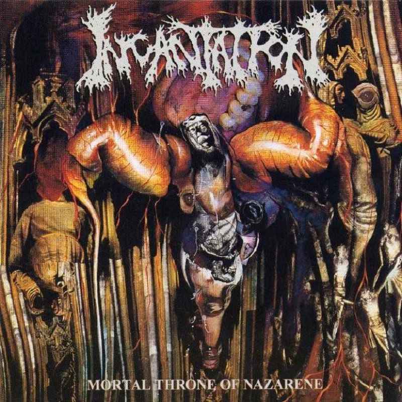 INCANTATION - Mortal Throne of Nazarene Re-Release CD